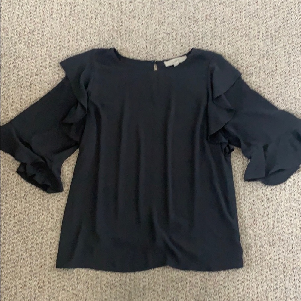 Loft Gray Blouse - image 1
